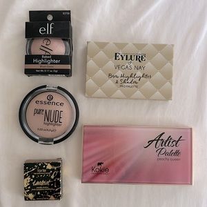 Eyeshadows and highlighters bundle